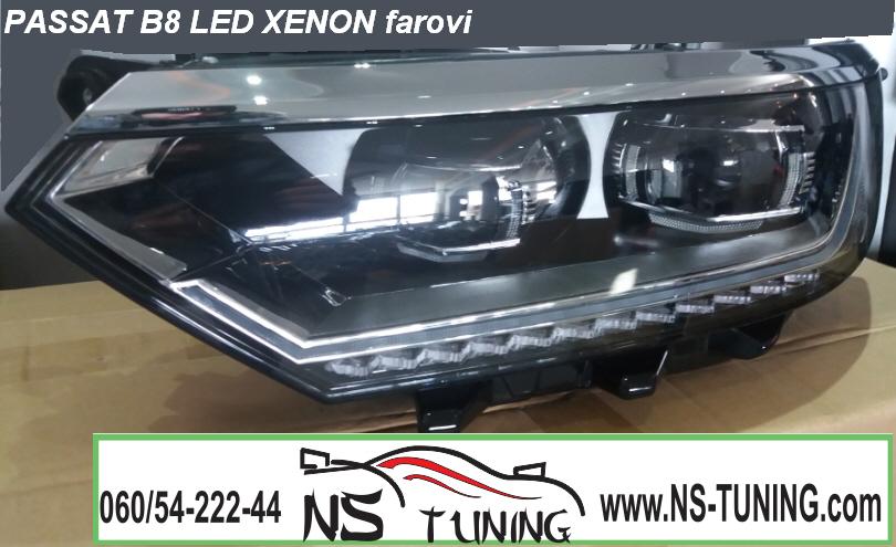 vw passat b8 farovi xenon led ugradnja novi sad